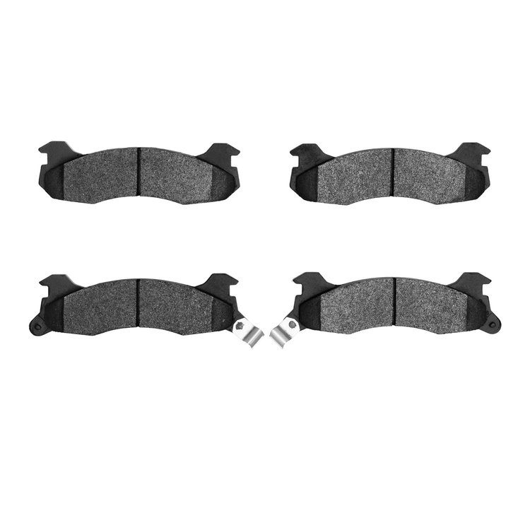 1311-0204-00 3000-Series Semi-Metallic Brake Pads, 1982-1990 Ford/Lincoln/Mercury/Mazda, Position: Rear