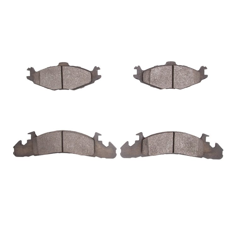 1311-0259-00 3000-Series Semi-Metallic Brake Pads, 1984-1990 Mopar, Position: Front