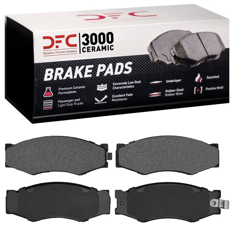 1311-0266-00 3000-Series Semi-Metallic Brake Pads, 1982-1997 Infiniti/Nissan, Position: Front
