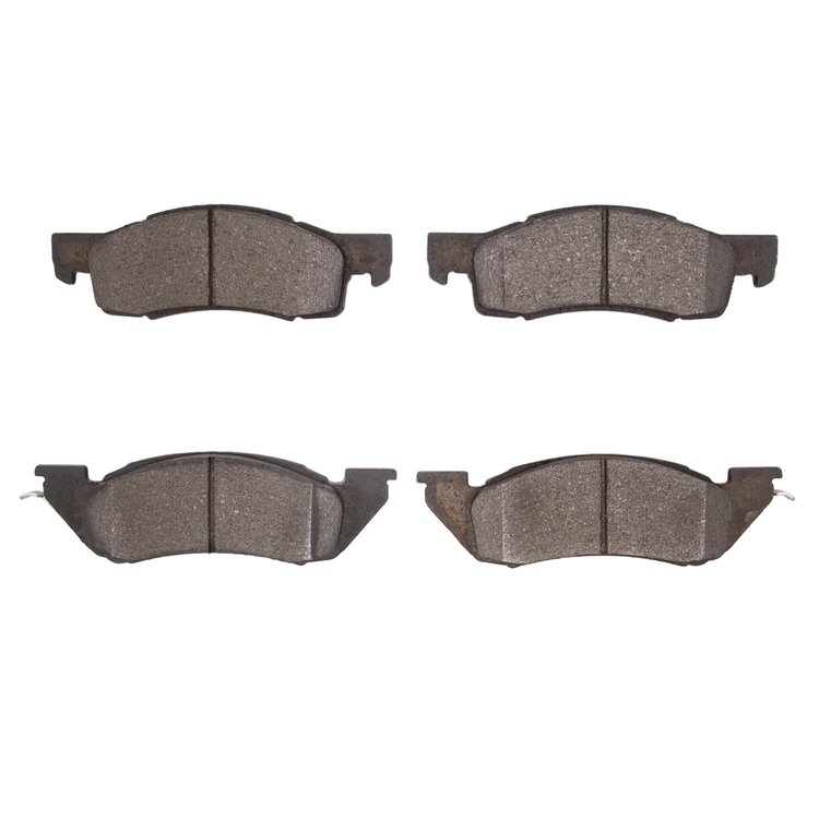 1311-0344-00 3000-Series Semi-Metallic Brake Pads, 1987-1990 Mopar, Position: Front