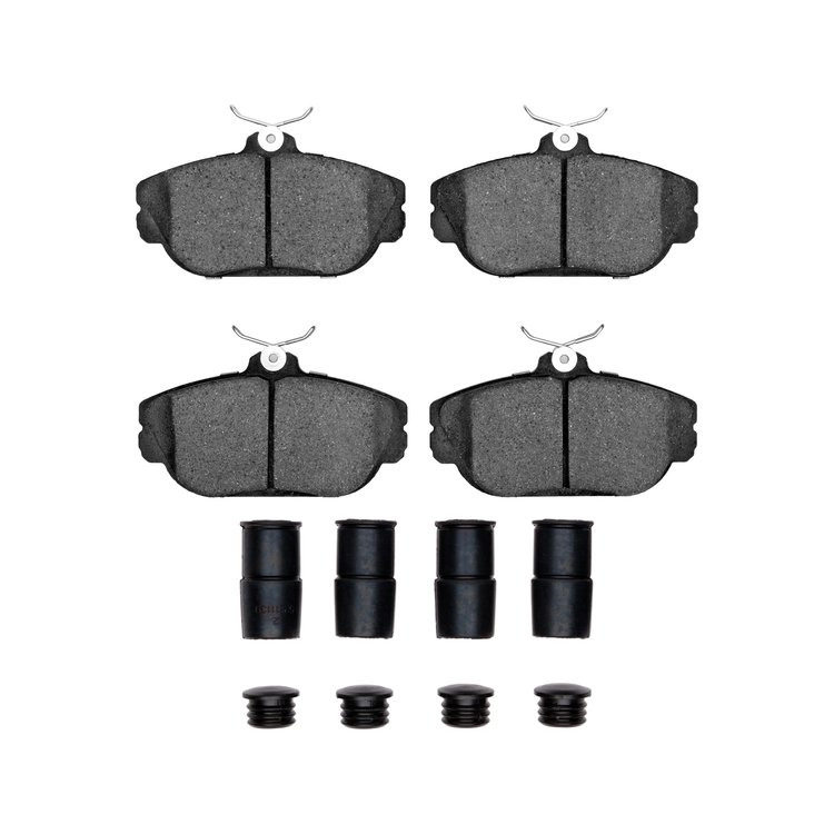 1311-0601-02 3000-Series Semi-Metallic Brake Pads & Hardware Kit, 1993-2000 Ford/Lincoln/Mercury/Mazda, Position: Front