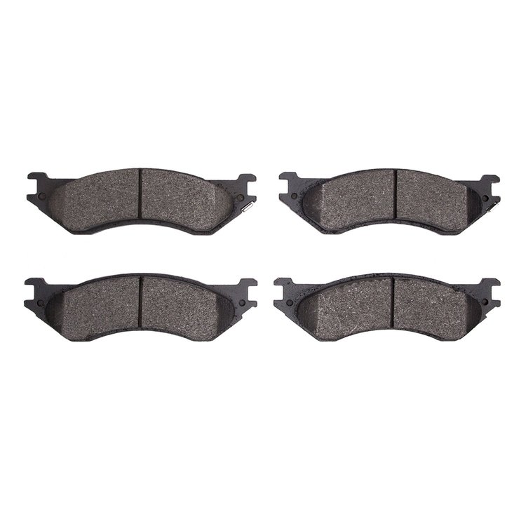 1311-0702-10 3000-Series Semi-Metallic Brake Pads, 2000-2008 Mopar, Position: Front,Rear