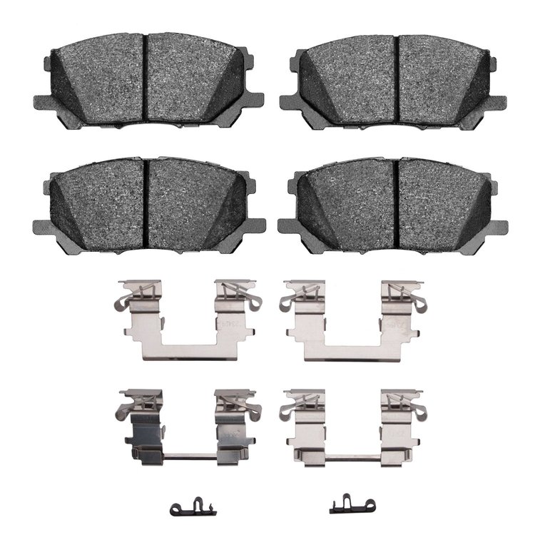 1311-1005-01 3000-Series Semi-Metallic Brake Pads & Hardware Kit, 2004-2009 Lexus/Toyota/Scion, Position: Front