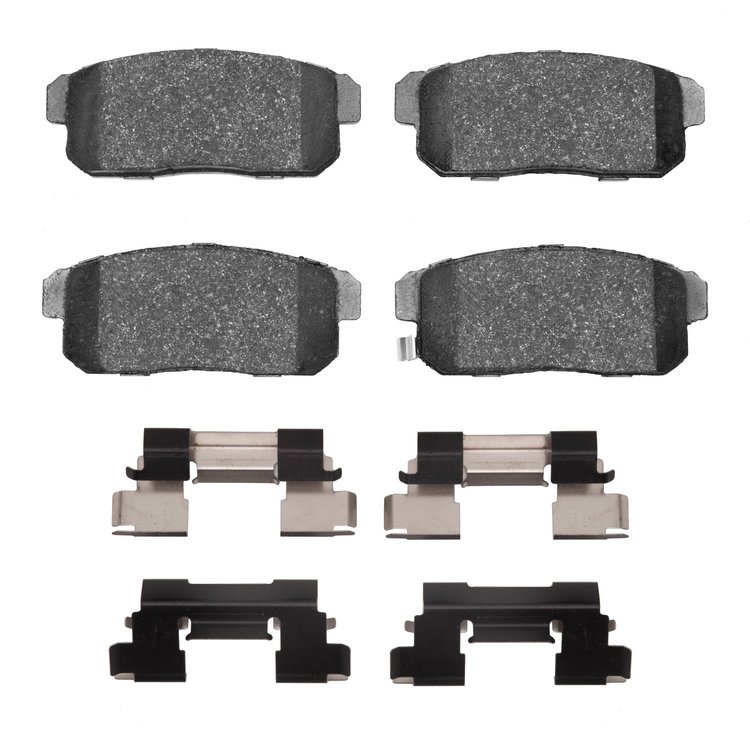 1311-1008-01 3000-Series Semi-Metallic Brake Pads & Hardware Kit, 2004-2011 Ford/Lincoln/Mercury/Mazda, Position: Rear
