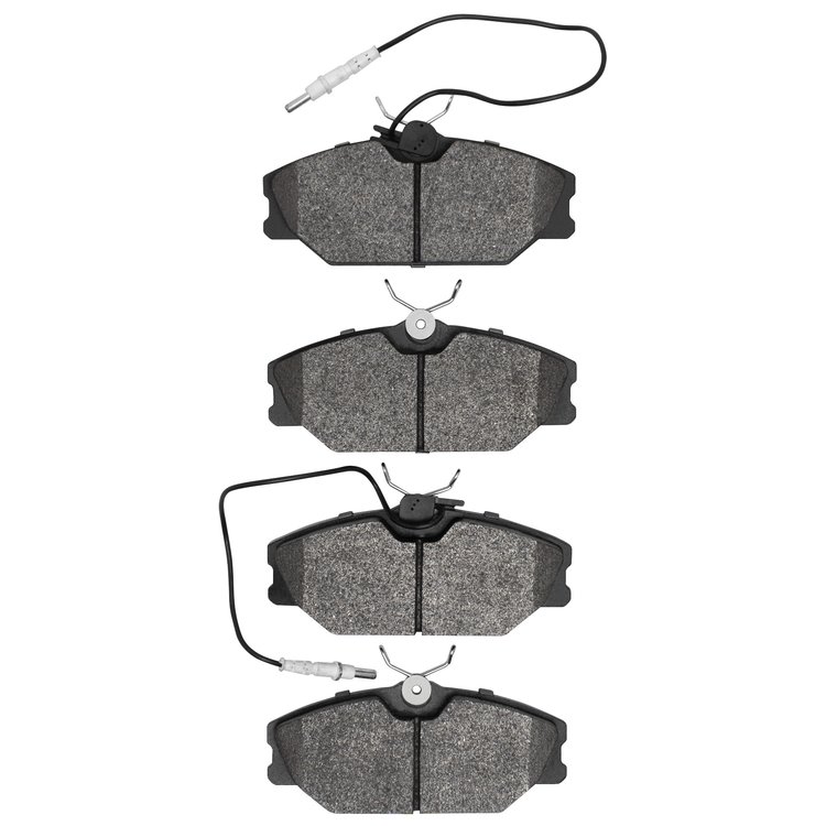 1311-1145-09 3000-Series Semi-Metallic Brake Pads & Hardware Kit, 2002-2010 Renault, Position: Front