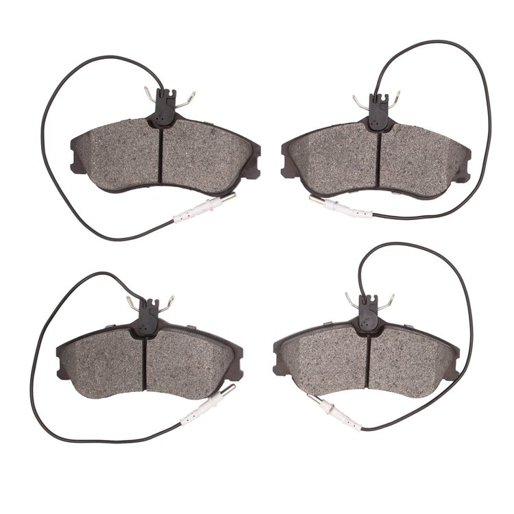 1311-1190-09 3000-Series Semi-Metallic Brake Pads & Hardware Kit, 2003-2011 Peugeot, Position: Front