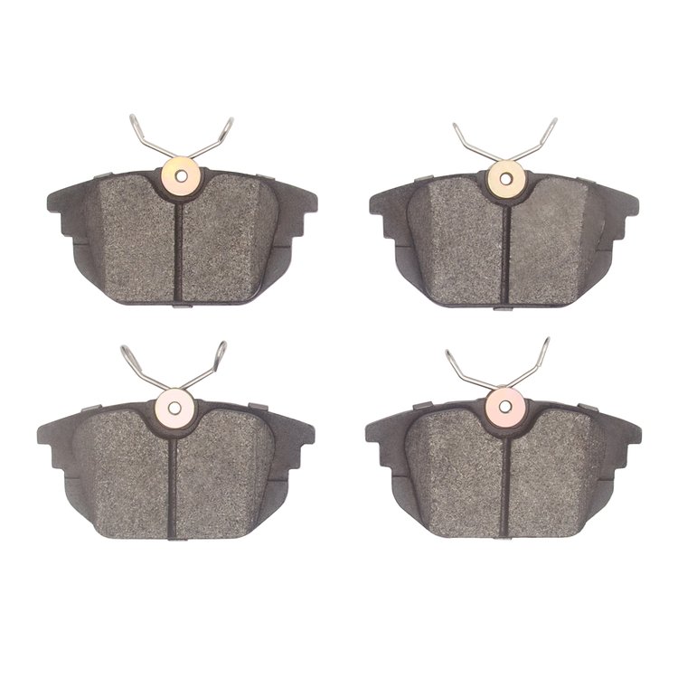1311-1478-09 3000-Series Semi-Metallic Brake Pads & Hardware Kit, 1996-2000 Alfa Romeo, Position: Rear