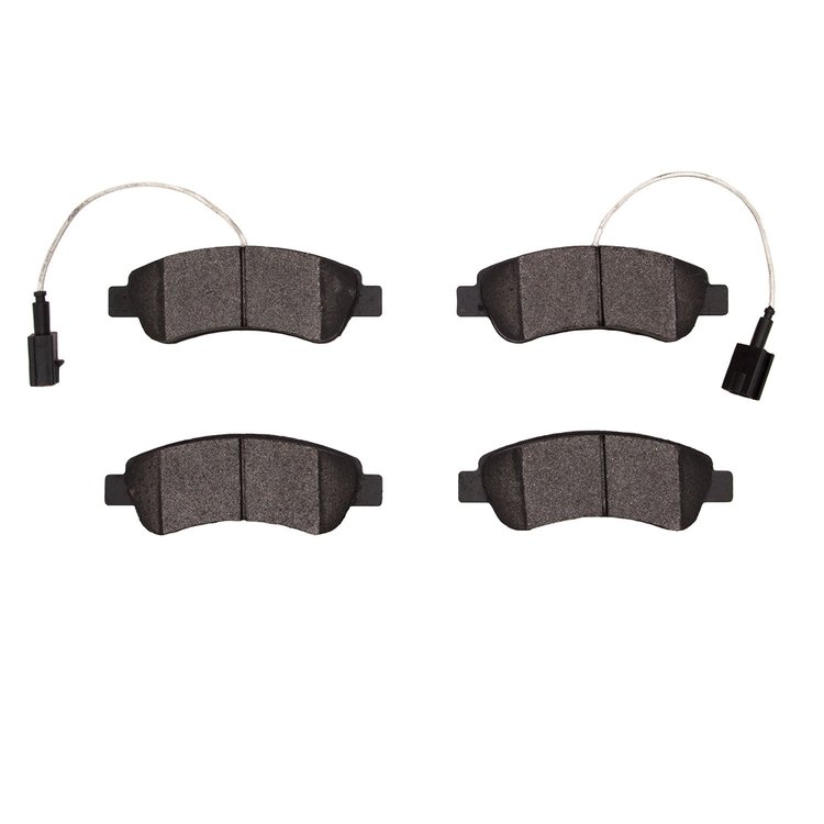1311-1490-00 3000-Series Semi-Metallic Brake Pads, 2014-2021 Mopar, Position: Rear