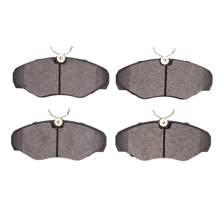 1311-1500-09 3000-Series Semi-Metallic Brake Pads & Hardware Kit, 2008-2012 Renault, Position: Front