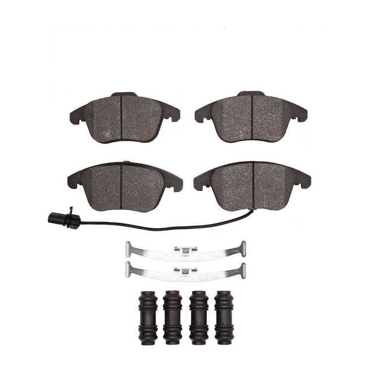 1311-1535-01 3000-Series Semi-Metallic Brake Pads & Hardware Kit, 2009-2016 Audi/Volkswagen, Position: Front