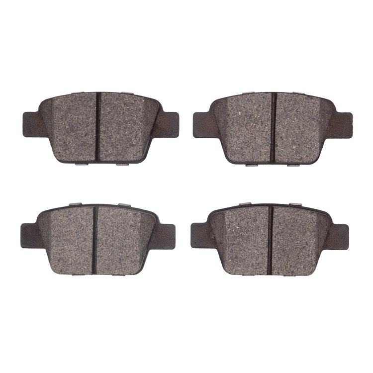 1311-1620-00 3000-Series Semi-Metallic Brake Pads, 2005-2009 Mopar, Position: Rear