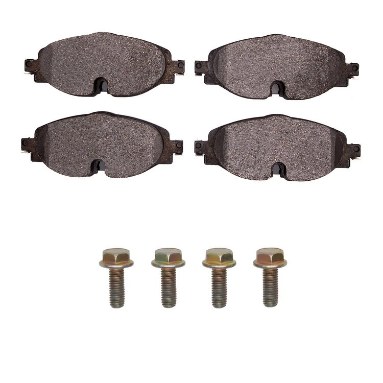 1311-1760-01 3000-Series Semi-Metallic Brake Pads & Hardware Kit, Fits Select Multiple Makes/Models, Position: Front