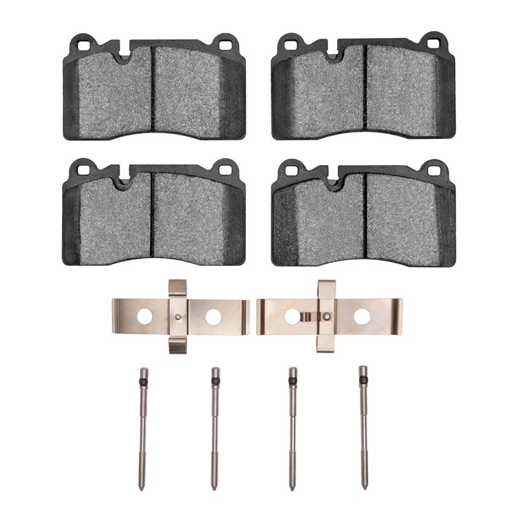 1311-1849-01 3000-Series Semi-Metallic Brake Pads & Hardware Kit, Fits Select Acura/Honda, Position: Rear