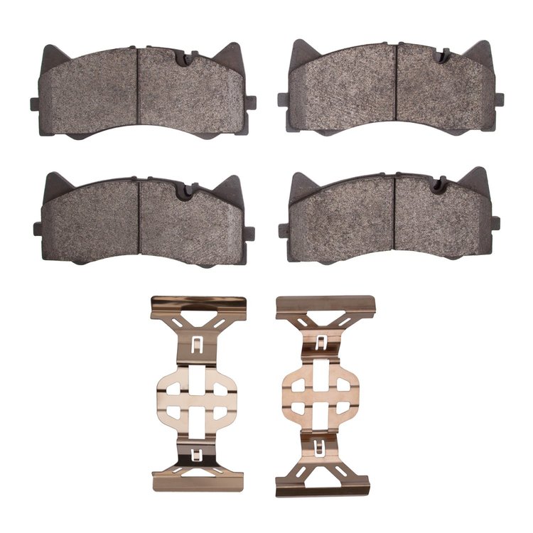1311-1873-01 3000-Series Semi-Metallic Brake Pads & Hardware Kit, 2015-2021 Mercedes-Benz, Position: Front