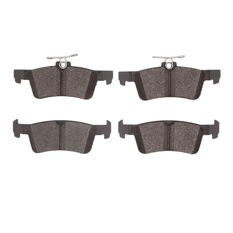 1311-1890-09 3000-Series Semi-Metallic Brake Pads & Hardware Kit, 2014-2014 Peugeot, Position: Rear