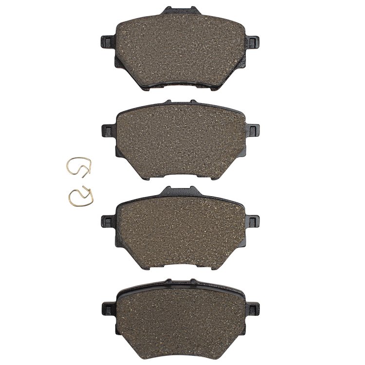 1311-1891-09 3000-Series Semi-Metallic Brake Pads & Hardware Kit, 2017-2020 Peugeot, Position: Rear