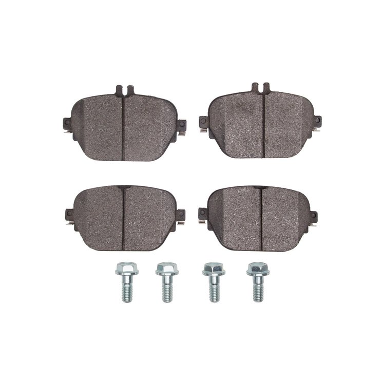 1311-2047-01 3000-Series Semi-Metallic Brake Pads & Hardware Kit, Fits Select Mercedes-Benz, Position: Rear