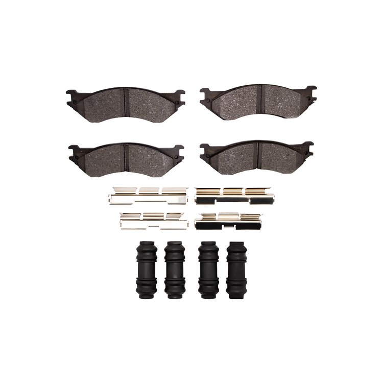 1400-0702-03 Ultimate-Duty Brake Pads & Hardware Kit, 1997-2004 Multiple Makes/Models, Position: Front