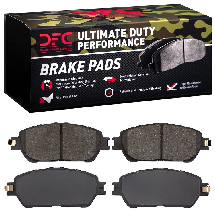 1400-0906-10 Ultimate-Duty Brake Pads Kit, 2004-2015 Lexus/Toyota/Scion, Position: Front