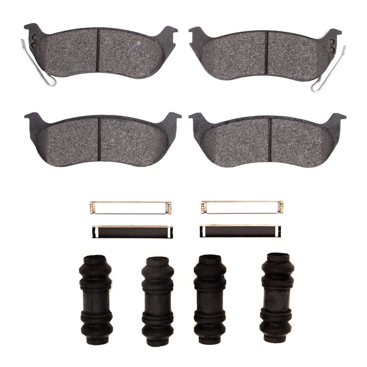 1400-0964-01 Ultimate-Duty Brake Pads & Hardware Kit, 2003-2010 Multiple Makes/Models, Position: Rear