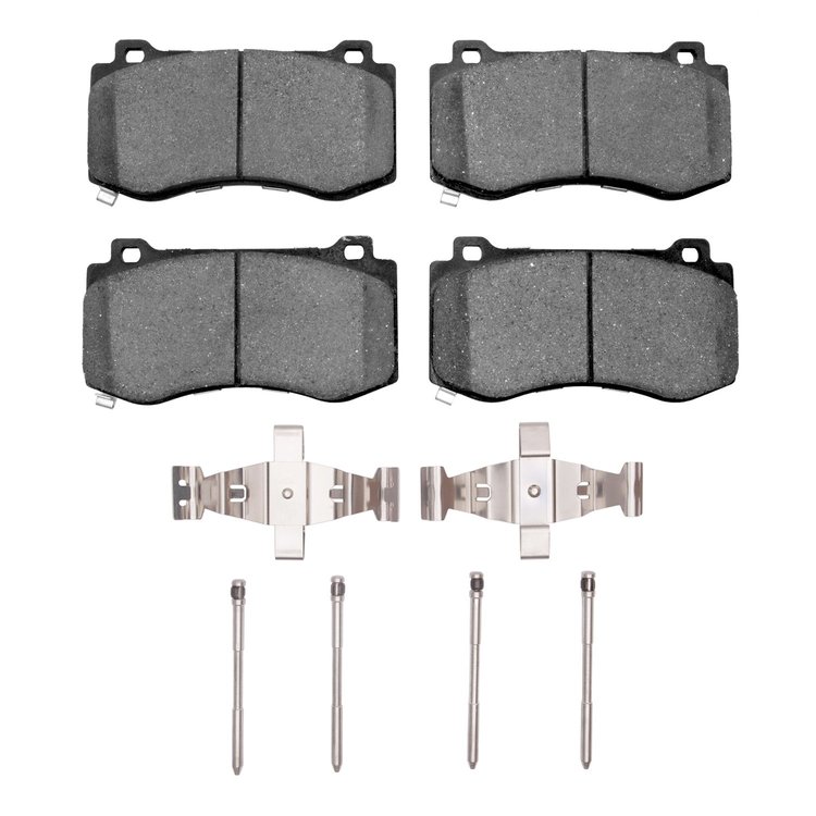 1400-1149-01 Ultimate-Duty Brake Pads & Hardware Kit, Fits Select Mopar, Position: Front
