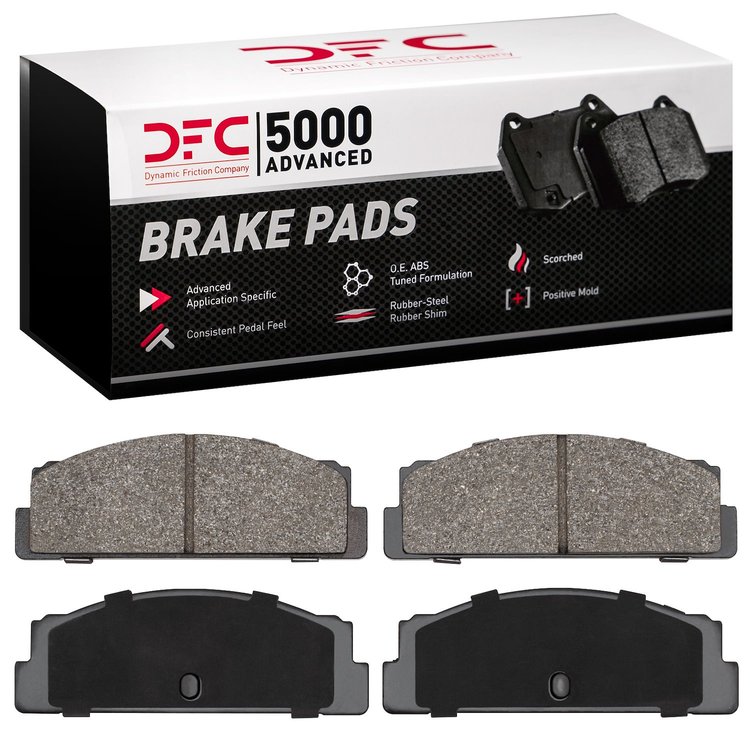 1551-0071-00 5000 Advanced Semi-Metallic Brake Pads, 1966-1988 Multiple Makes/Models, Position: Rear