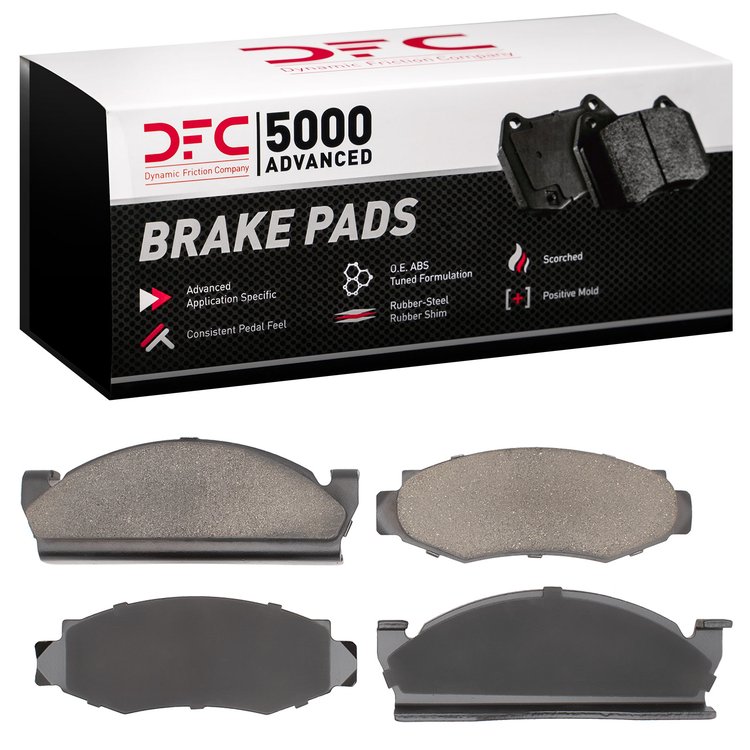 1551-0091-09 5000 Advanced Semi-Metallic Brake Pads & Hardware Kit, 1980-1980 Ford/Lincoln/Mercury/Mazda, Position: Front
