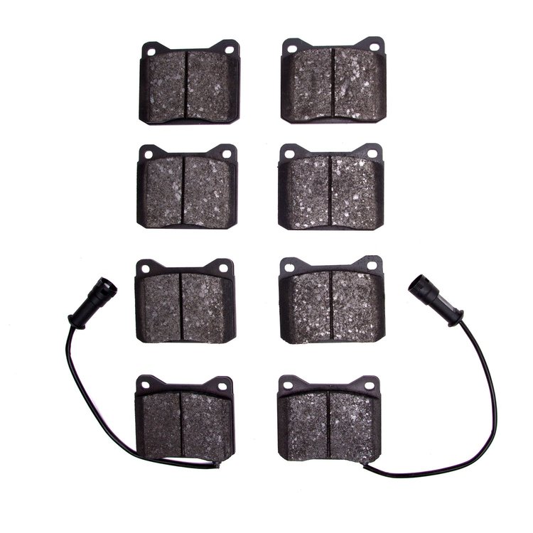 1551-0100-00 5000 Advanced Low-Metallic Brake Pads, 1991-2003 Multiple Makes/Models, Position: Front