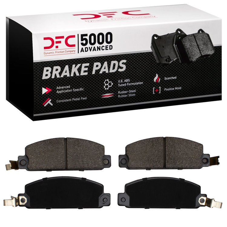 1551-0134-00 5000 Advanced Semi-Metallic Brake Pads, 1976-1980 GM, Position: Front