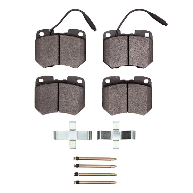 1551-0148-01 5000 Advanced Semi-Metallic Brake Pads & Hardware Kit, 1978-1979 Audi/Volkswagen, Position: Front