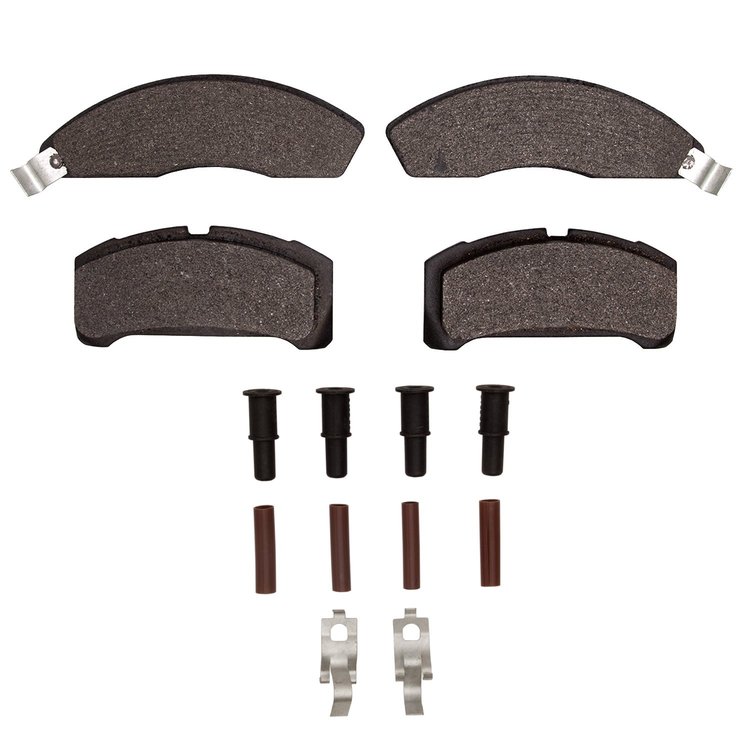 1551-0152-01 5000 Advanced Semi-Metallic Brake Pads & Hardware Kit, 1978-1978 Ford/Lincoln/Mercury/Mazda, Position: Front