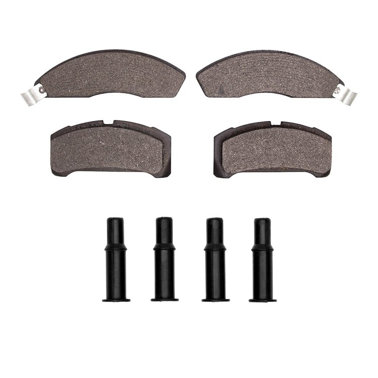 1551-0152-03 5000 Advanced Semi-Metallic Brake Pads & Hardware Kit, 1982-1982 Ford/Lincoln/Mercury/Mazda, Position: Front