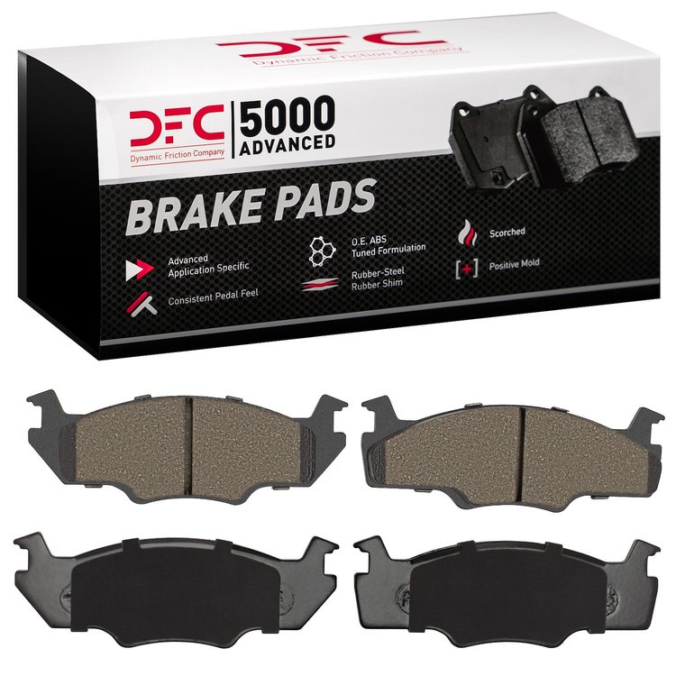 1551-0206-00 5000 Advanced Semi-Metallic Brake Pads, 1980-1984 Audi/Volkswagen, Position: Front