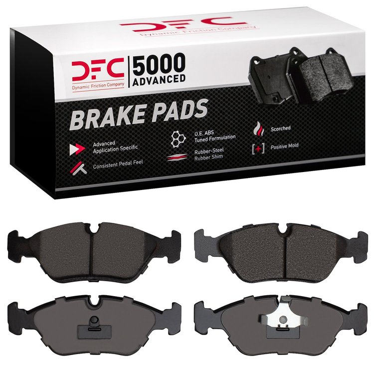 1551-0253-00 5000 Advanced Low-Metallic Brake Pads, 1982-1993 Multiple Makes/Models, Position: Front