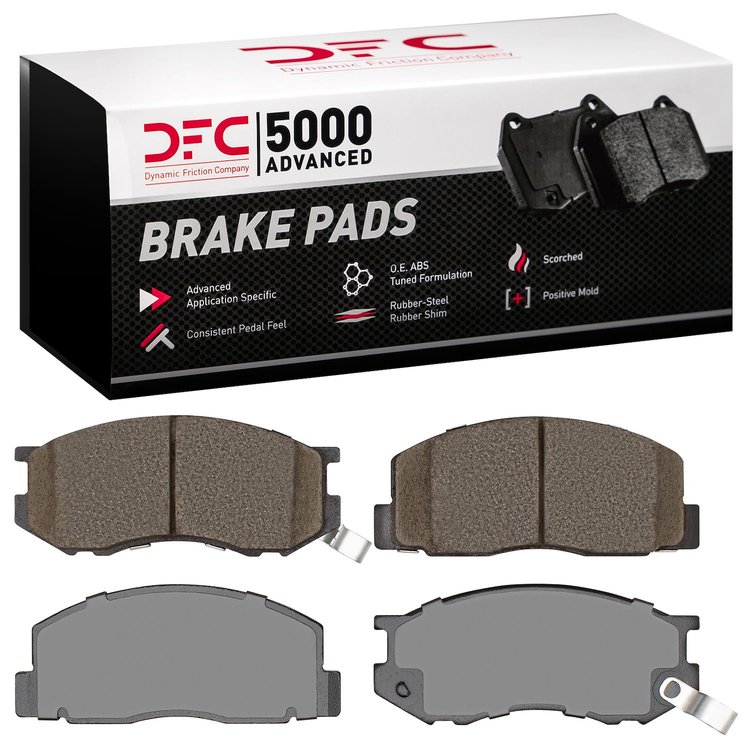 1551-0263-00 5000 Advanced Ceramic Brake Pads, 1984-1989 Lexus/Toyota/Scion, Position: Front