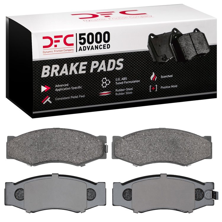 1551-0266-00 5000 Advanced Ceramic Brake Pads, 1987-1988 Infiniti/Nissan, Position: Front