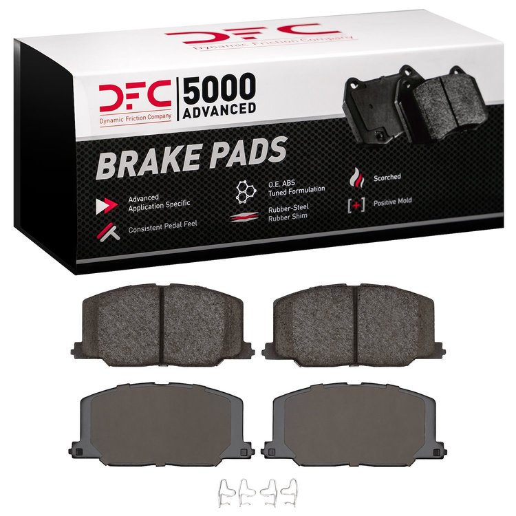 1551-0356-00 5000 Advanced Ceramic Brake Pads, 1987-1993 Lexus/Toyota/Scion, Position: Front