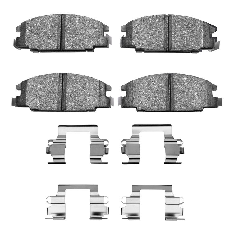 1551-0363-01 5000 Advanced Ceramic Brake Pads & Hardware Kit, 1986-2006 Multiple Makes/Models, Position: Front