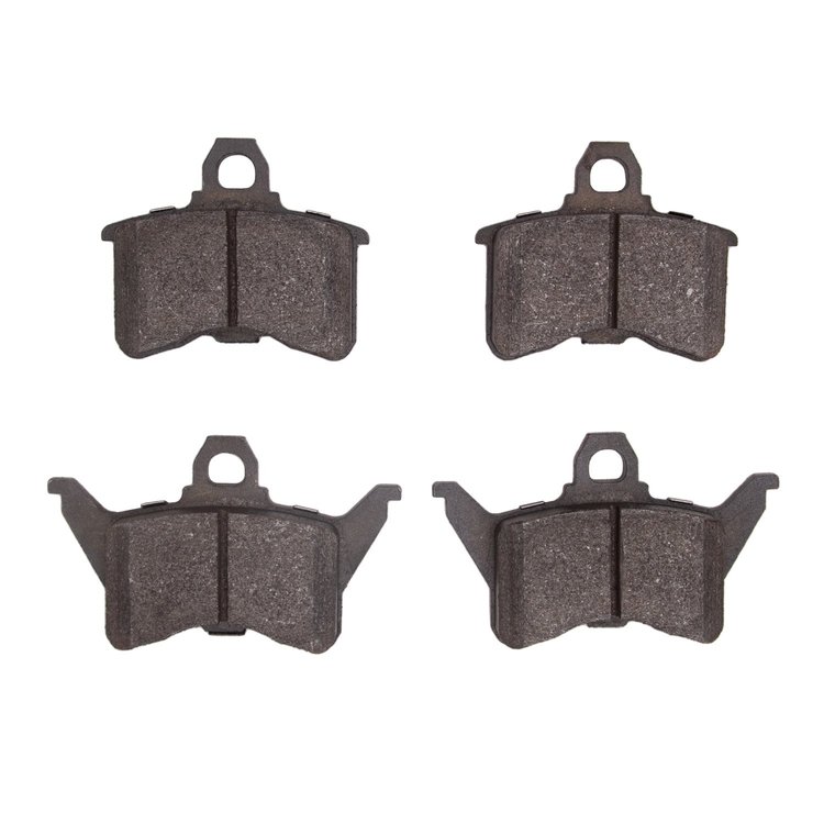 1551-0386-00 5000 Advanced Semi-Metallic Brake Pads, 1988-1990 Mopar, Position: Rear
