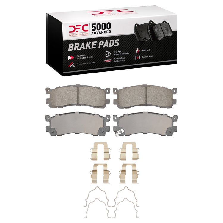 5K CERAMIC PADS/HRDWRE KT