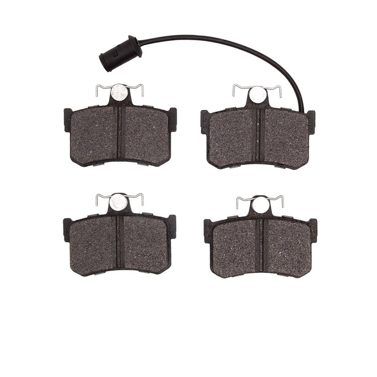 1551-0406-00 5000 Advanced Semi-Metallic Brake Pads, 1987-1991 Sterling, Position: Rear