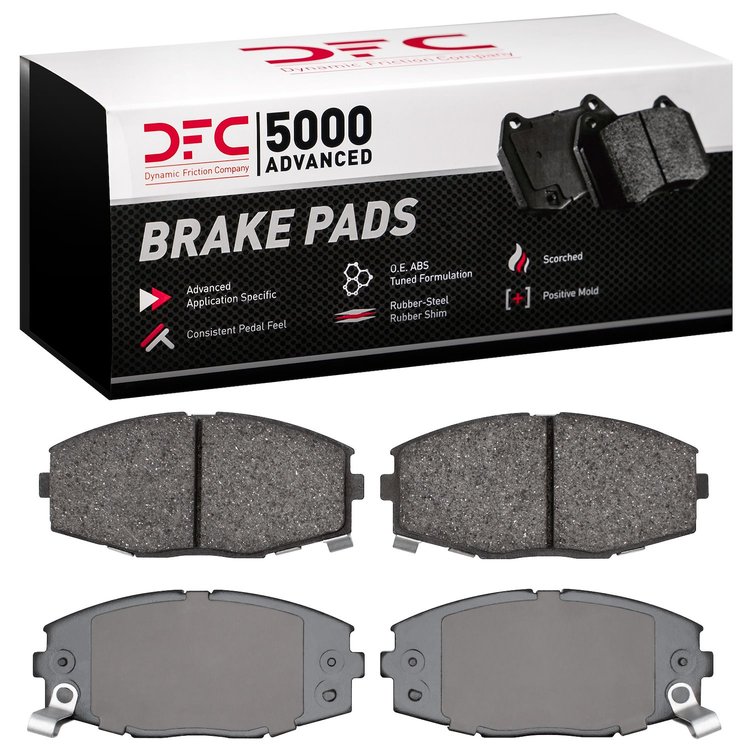 1551-0435-00 5000 Advanced Ceramic Brake Pads, 1986-1992 Lexus/Toyota/Scion, Position: Front