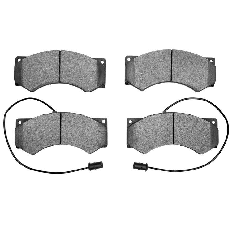 1551-0494-09 5000 Advanced Semi-Metallic Brake Pads & Hardware Kit, 1987-1991 Iveco, Position: Fr