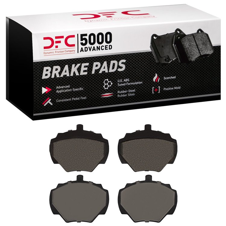 1551-0518-10 5000 Advanced Low-Metallic Brake Pads, 1974-2016 Land Rover, Position: Rear