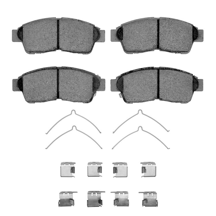 1551-0562-01 5000 Advanced Ceramic Brake Pads & Hardware Kit, 1997-2001 Lexus/Toyota/Scion, Position: Front
