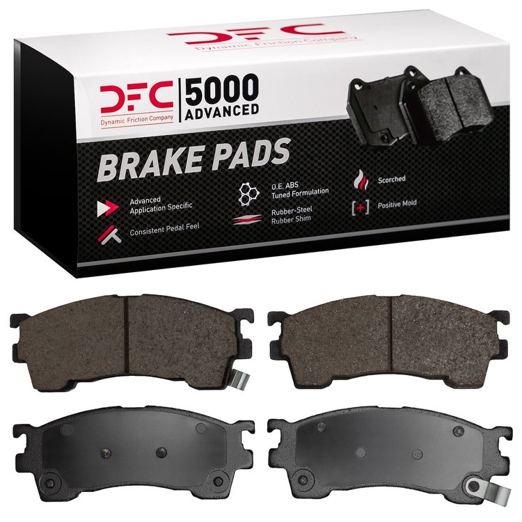 1551-0637-00 5000 Advanced Ceramic Brake Pads, 1998-2003 Ford/Lincoln/Mercury/Mazda, Position: Front
