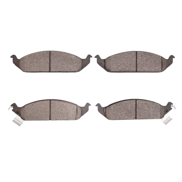 1551-0650-00 5000 Advanced Semi-Metallic Brake Pads, 1995-2000 Mopar, Position: Front