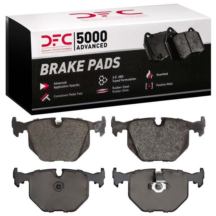 1551-0683-00 5000 Advanced Low-Metallic Brake Pads, 1991-2008 Multiple Makes/Models, Position: Rear