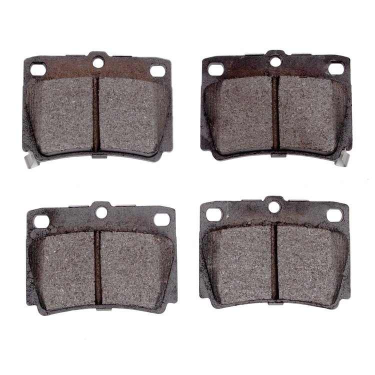 1551-0733-00 5000 Advanced Semi-Metallic Brake Pads, 1997-2004 Mitsubishi, Position: Rear