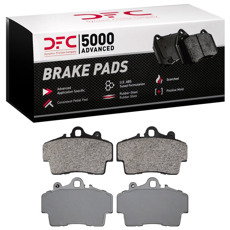 1551-0737-00 5000 Advanced Low-Metallic Brake Pads, 1997-2008 Porsche, Position: Front